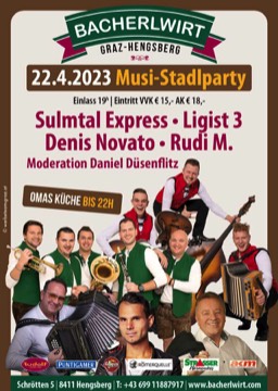 Bacherlwirt MusiStadlparty 220423