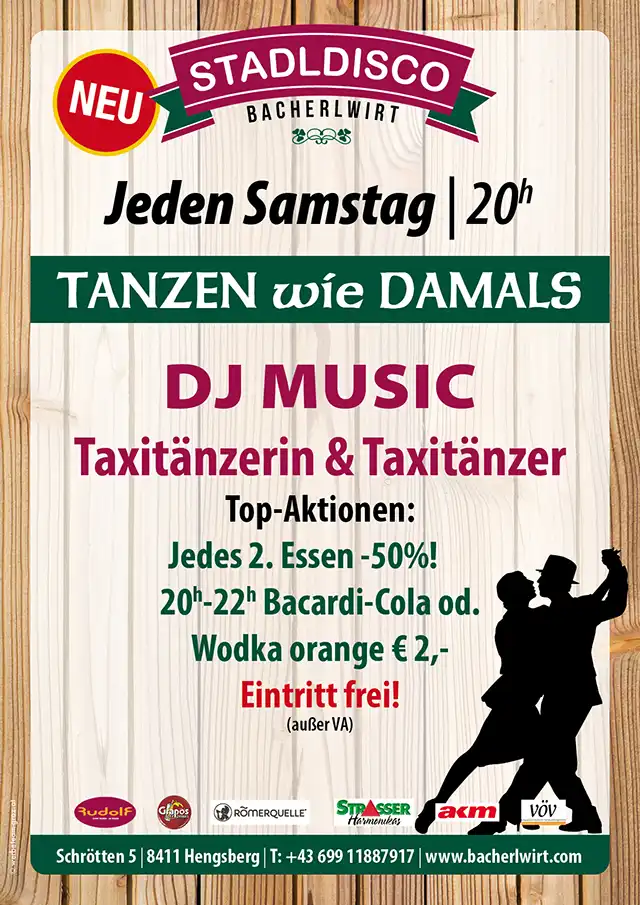 Tanzen wie damals im Bacherlwirt Hengsberg