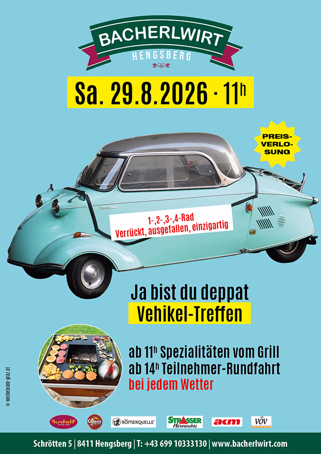 Vehikel-Treffen im Bacherlwirt Hengsberg
