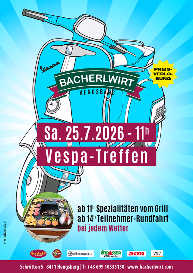 Vespa-Treffen im Bacherlwirt Hengsberg