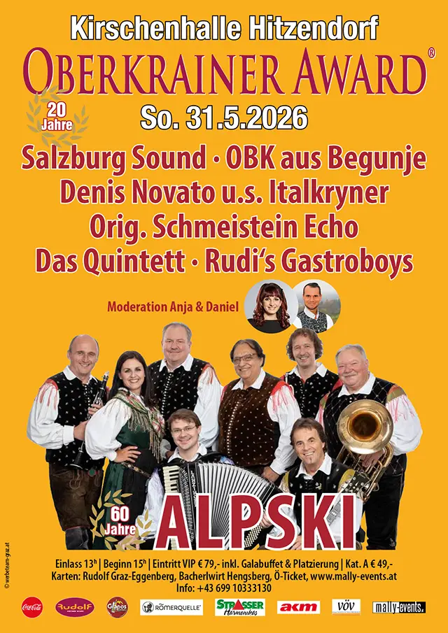 Oberkrainer Award in der Kirschenhalle Hitzendorf