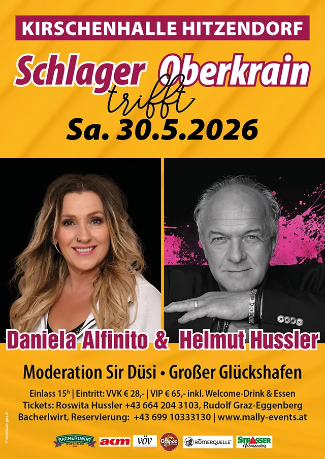 Schlager trifft Oberkrain in der Kirschenhalle