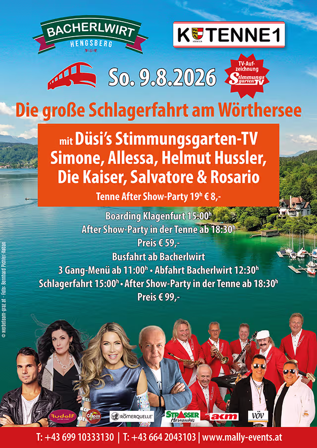 Schlagerfahrt am Wörthersee