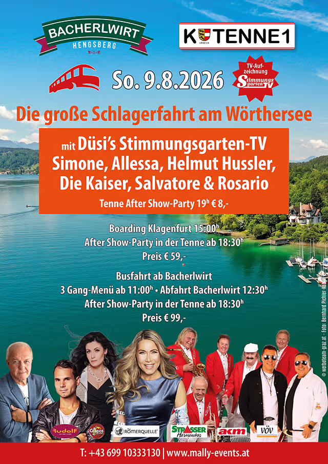 Schlagerfahrt am Wörthersee